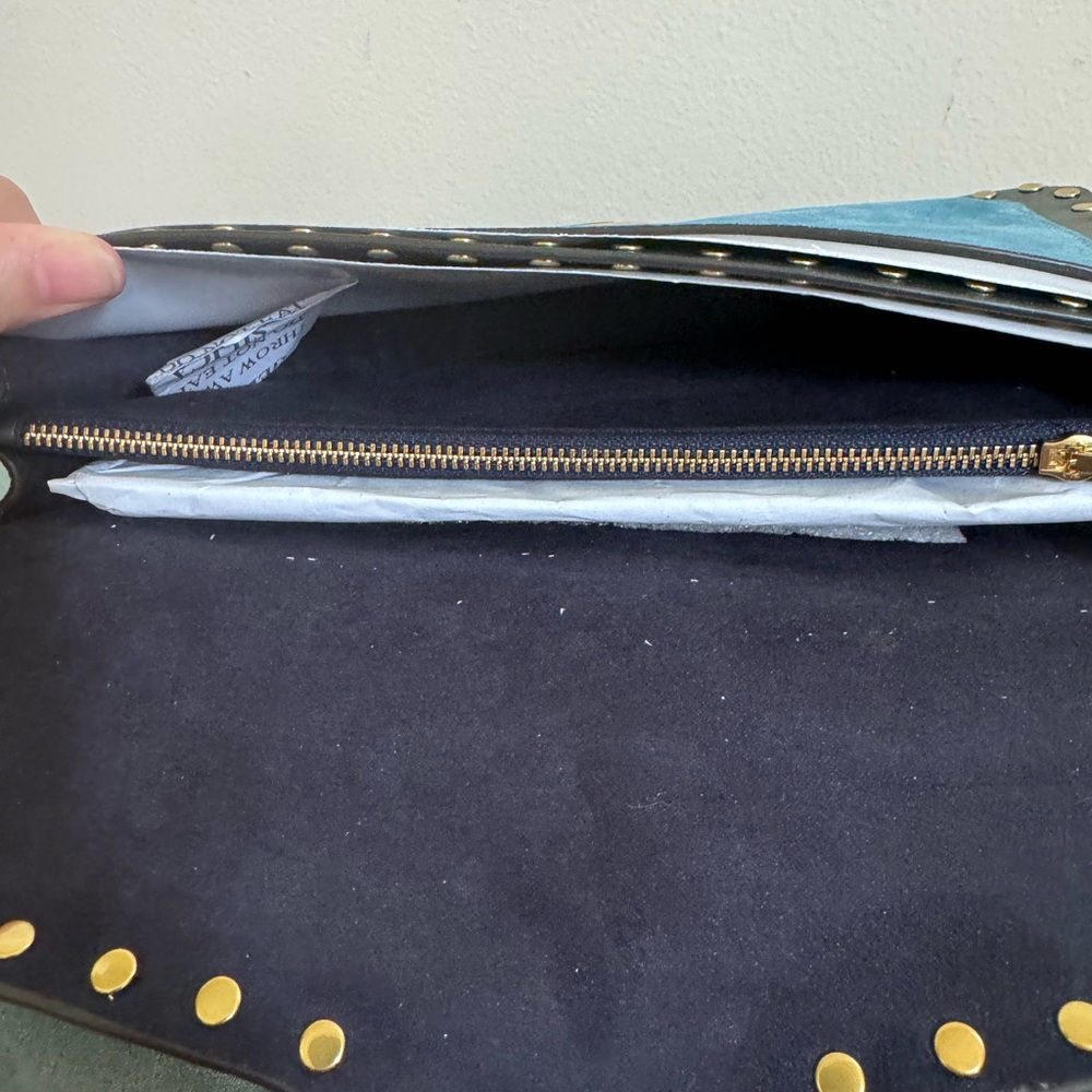 NEW Coach Tabby Shoulder Bag 26 Color block W/Rivets Festival Coastal Cowgirl - Picture 10 of 14